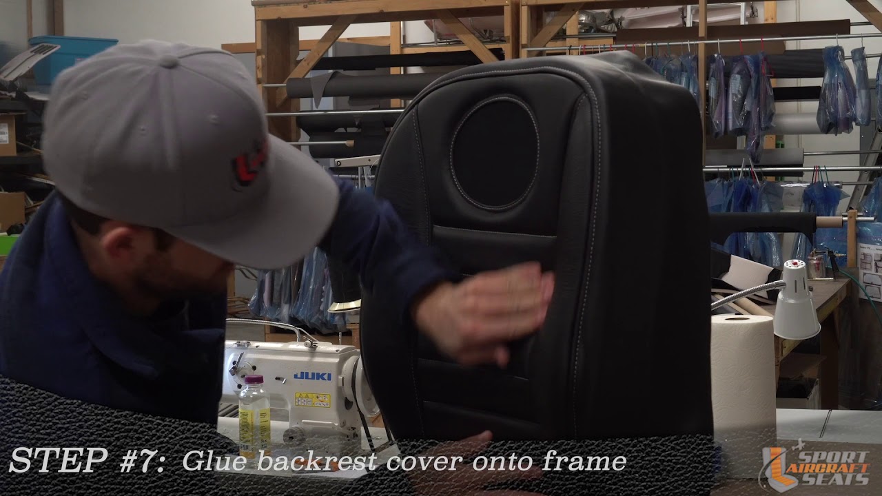 Carbon Cub Seat Upholstery Installation - Sport Aircraft Seats