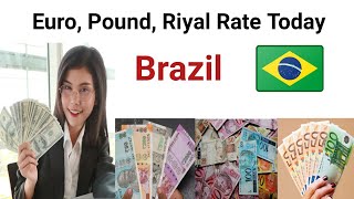 Brazil Currency - Real | Dollar Euro Pound Rate in Brazil Today | 1 US Dollar to Brazil Real