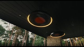 How the Eclipse Pendant Heats Your Patio All Season