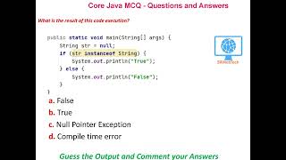 Core Java MCQ Questions &amp; Answers | Day 2 | SRWebTech