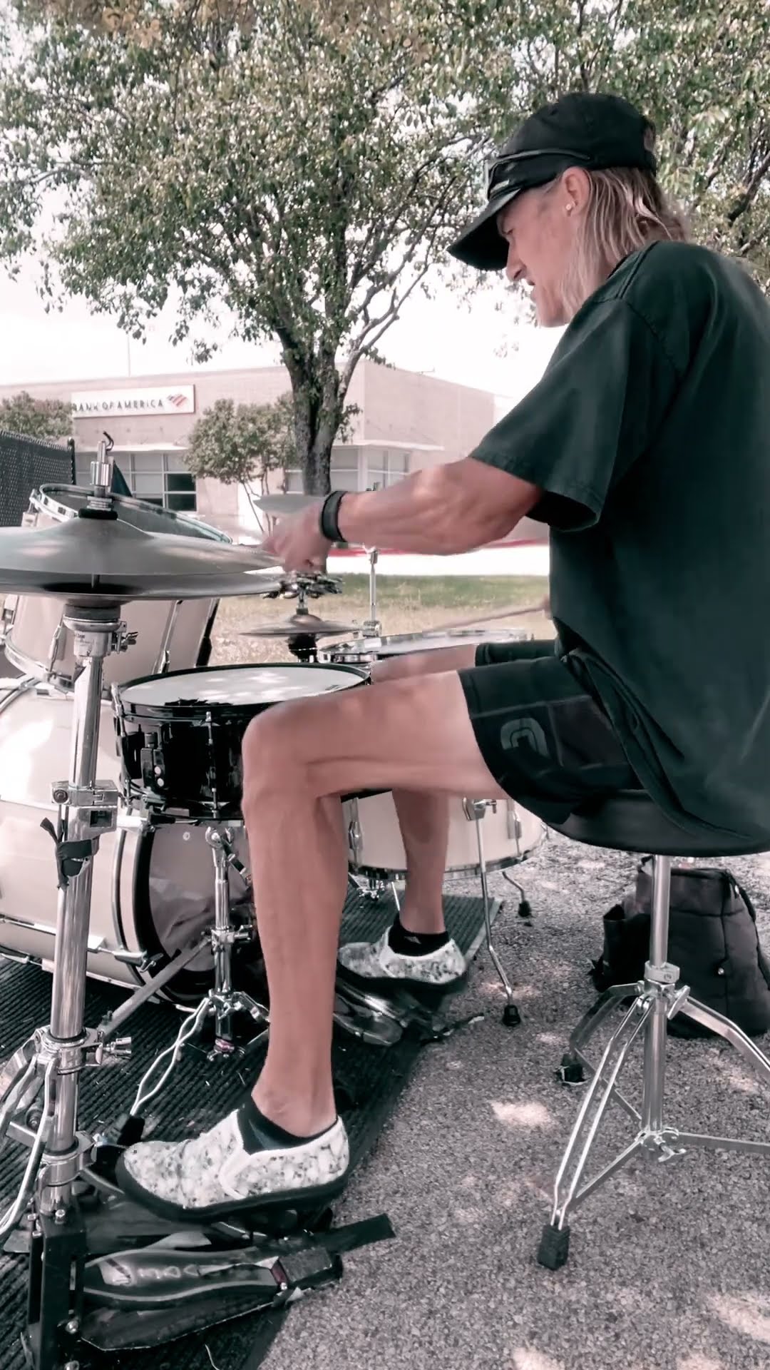 #austintexasmusic #drumsolo #crazy - Brian Foster playing drums, May 13, 2025