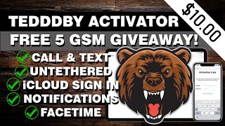 How to Fix Activation Lock iPhone | Untethered iCloud Bypass With SIM | via Teddby Activator