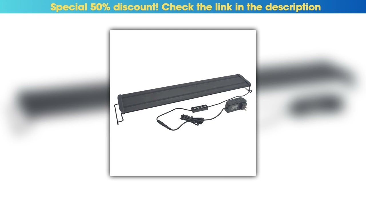 Flash Sale Aquarium Light Full Spectrum Large Fish Tank LED Light for Aquatic Water Plant with Time