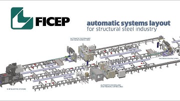 Simulation Automates the Structural Steel Fabrication Process to View and the Material Flow in 3D
