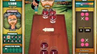 Wine Pong Adult Swim Games gameplay