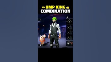 UMP KING COMBINATION 👑😱 | BEST CHARACTER SKILL COMBINATION FOR CS RANK | SKILL COMBINATION #shorts
