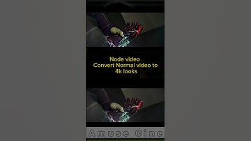Convert Normal Video To 4k Looks Node video Editing