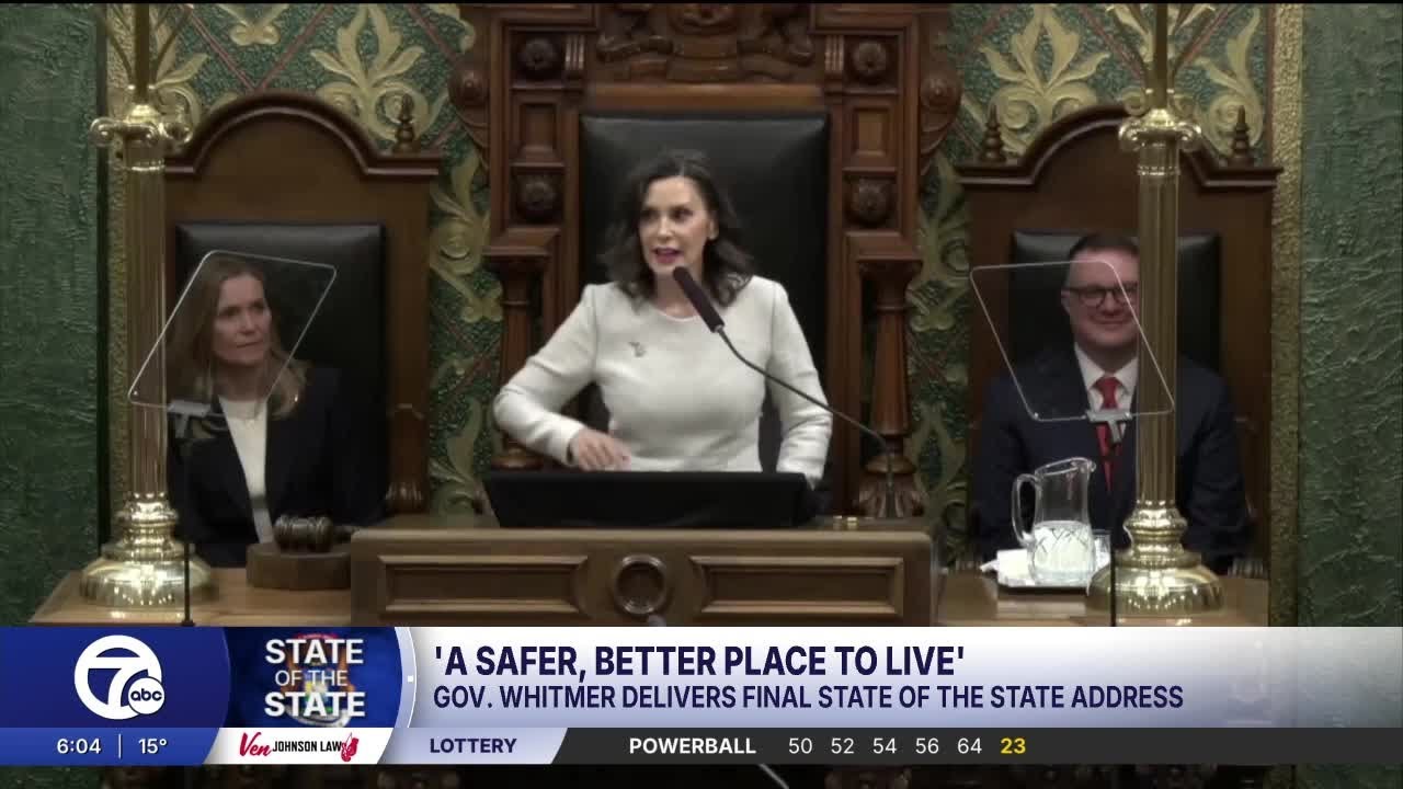 'Big Gretch out': Gov. Whitmer delivers her final State of the State address