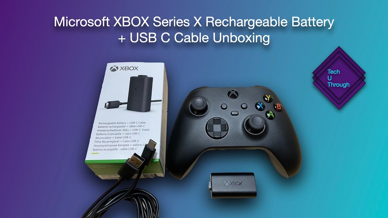 Microsoft XBOX Series X Rechargeable Battery + USB C Cable
