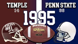 Penn State vs. Temple 1995 FULL GAME