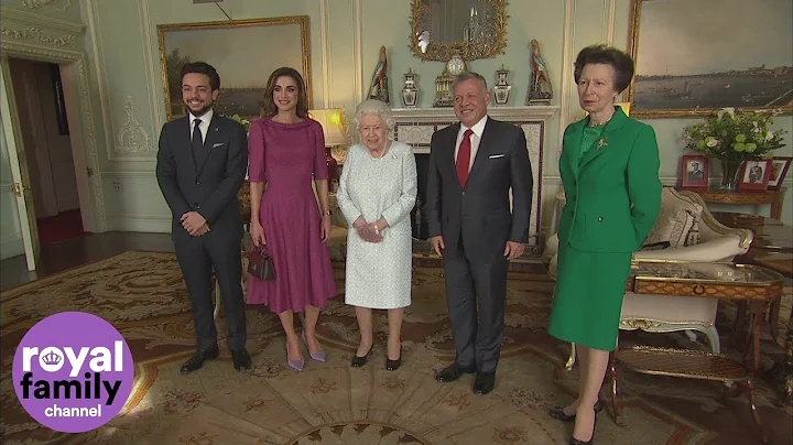 The Queen welcomes King of Jordan and Slovenian Pr...