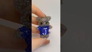 Mini Beaded Cat 🐱 Adorable DIY Craft