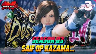 Tekken 8 Season 3 – SAIF KAZAMA Turns Nerfed Asuka Is Unstoppable!