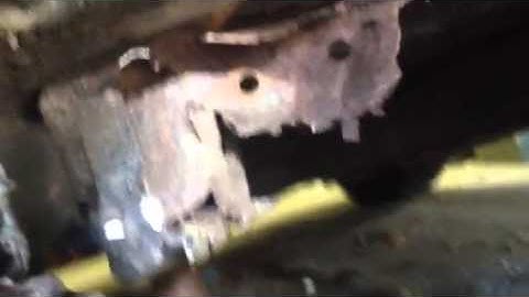 Tr6 rear trailing arm frame repair