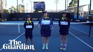 What it takes to be an Australian Open ballkid