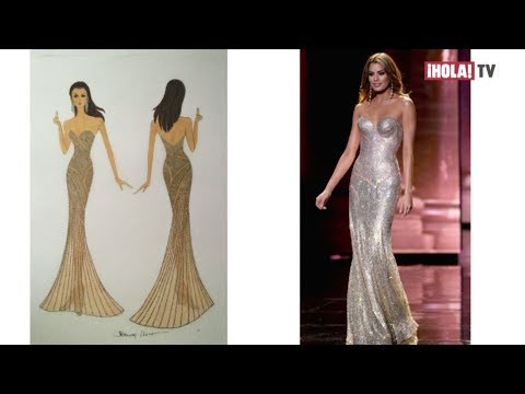 Ariadna Gutiérrez habló sobre los secretos del vestido que llevó en Miss Universo | ¡HOLA! TV