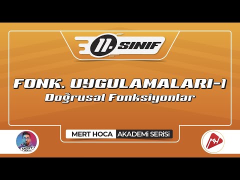 Fonksiyon Uygulamaları-1 | 11.Sınıf Konu Anlatımı | Akademi Serisi