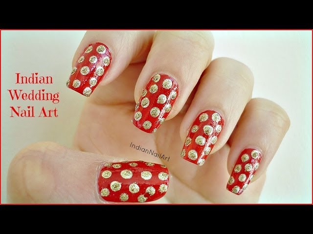 Indian Wedding nail art by khyatiB