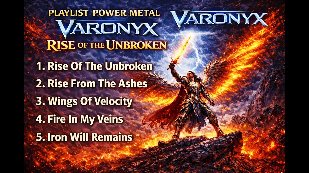 Epic Power Metal 2026 ⚔ VARONYX – Rise Of The Unbroken (Full Playlist)