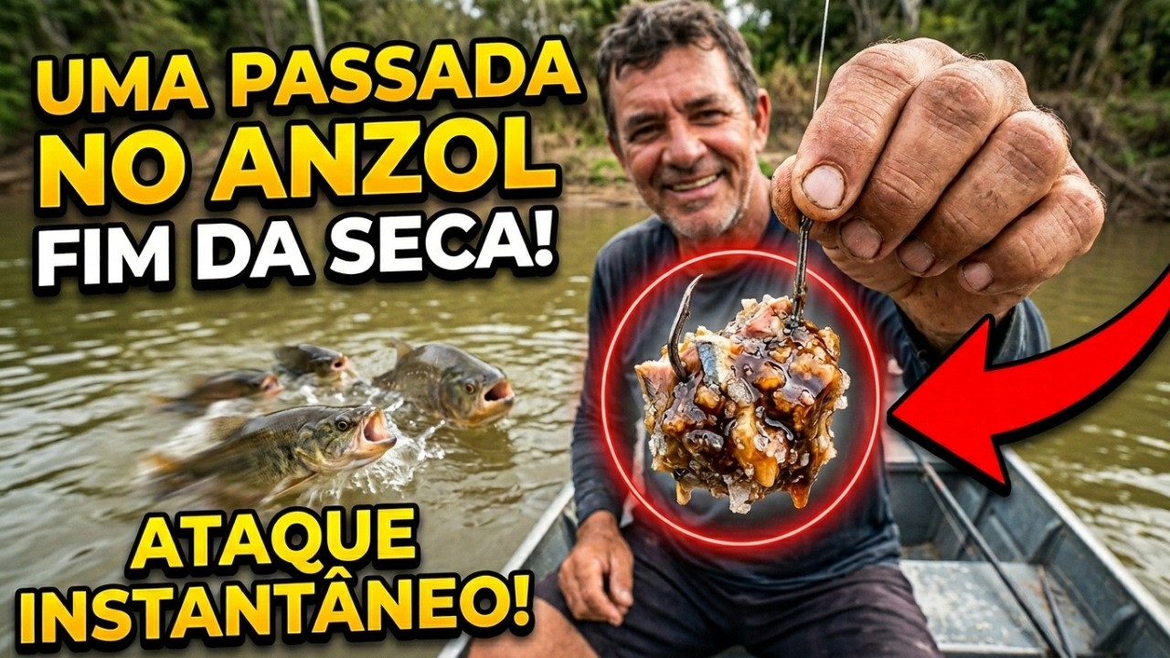 Uma Passada Disso no Anzol e Acabou a Seca — Os Peixes Vieram Como Se Não Comessem Há Dias!