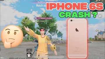 iPhone 6s pubg test 🔥| iPhone 6s,6,7,8 Crash Problem 😰 | iPhone 6s Pubg Gameplay 