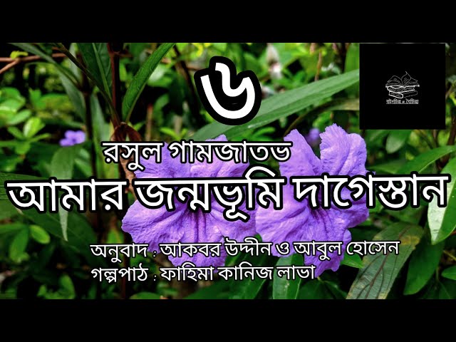 আমার জন্মভূমি দাগেস্তান 6/9 | রসুল গামজাতভ  | Rasul Gamzatov | বাংলা অডিও বই | Bangla Audio Book