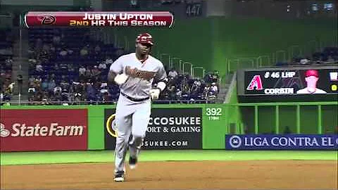 2012/04/30 Upton's two-run blast