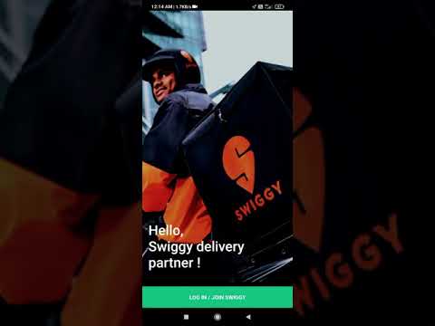 How to login Swiggy delivery partner application