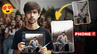 Realistic तरीके से Background Change करना सीखे for Beginners | Photo editing background change screenshot 1