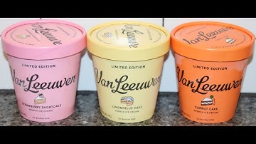 Van Leeuwen Strawberry Shortcake, Limoncello Cake & Carrot Cake Review