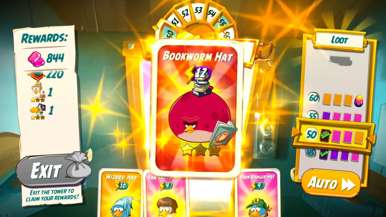 NEW Secret Hats in Angry Birds 2 Tower of Fortune! (Bookworm Hat Set 2026)