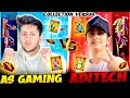 As gaming vs aditech collection war only rare bundle challenge   garena free fire