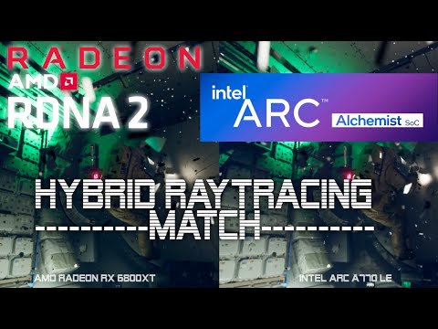 Boundary Benchmark 1080p RT - AMD Radeon RX6800XT and intel ARC A770 Limited Edition