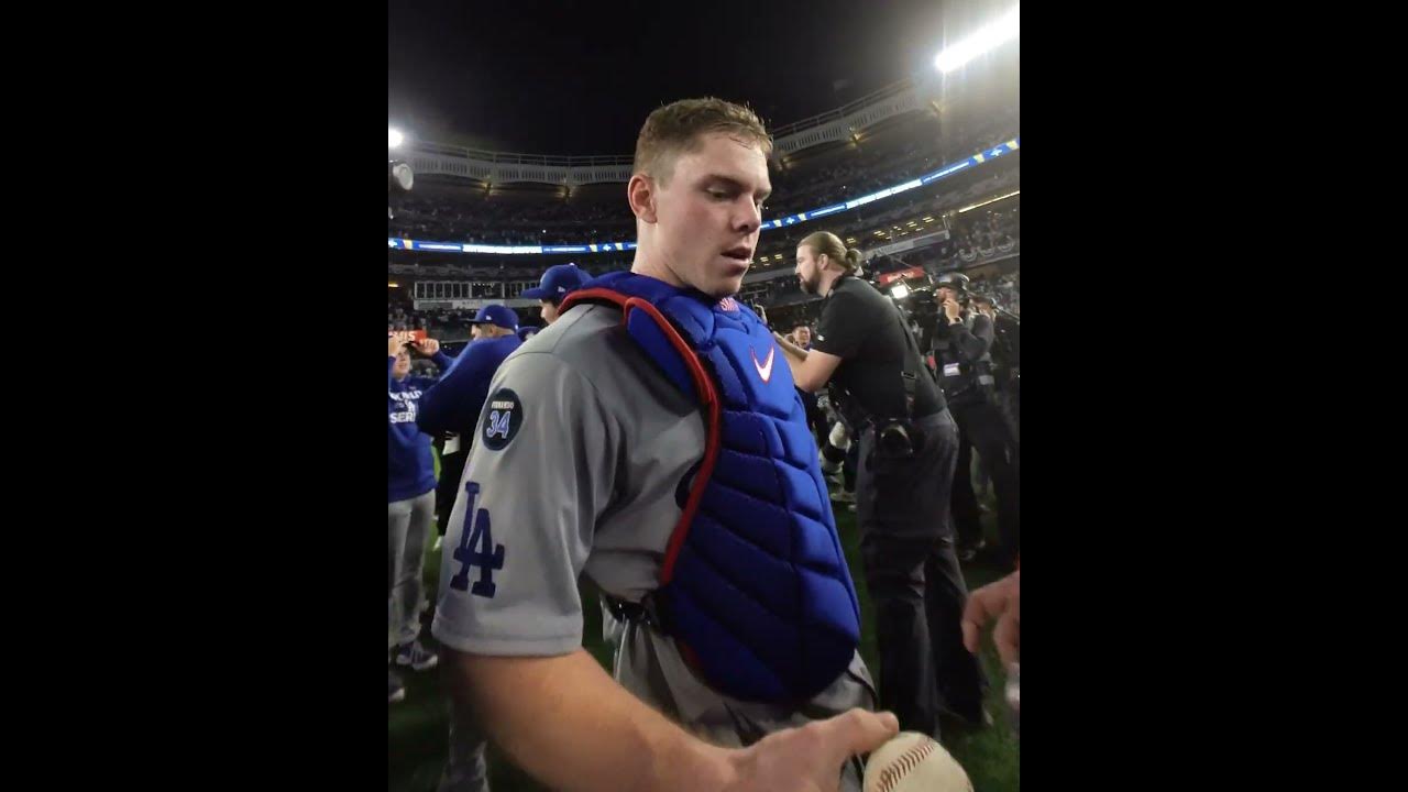 Authenticating the final out of the #WorldSeries ✅ Authenticating the final out of the #WorldSeries ✅