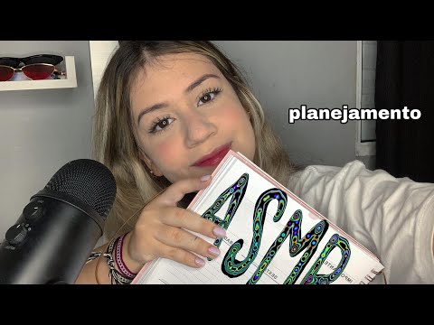 ASMR ORGANIZANDO SUA ROTINA EM 10 MINUTOS