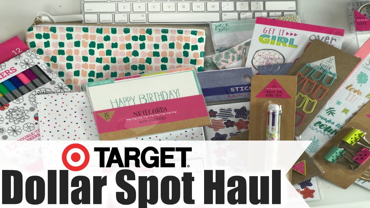 HUGE TARGET DOLLAR SPOT HAUL NEW SUMMER ITEMS!!! E.Michelle YouTube