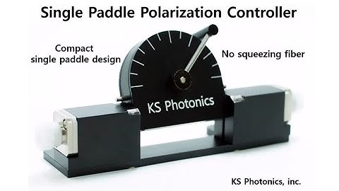 Single Paddle Type Polarization Controller Demo Video