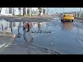 مياه البحر تغمر أنهج العاصمة ظاهرة غريبة 