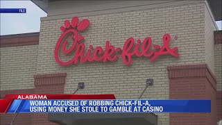 Birmingham woman accused of robbing Chick-fil-A, using money she stole to gamble at casino