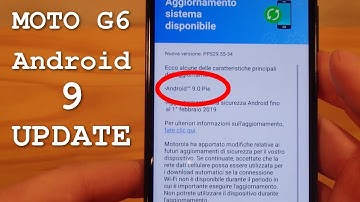 Lenovo Moto G6 • Android 9 update