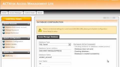 Actatek Access Manager Lite - Part 1 - Configuration