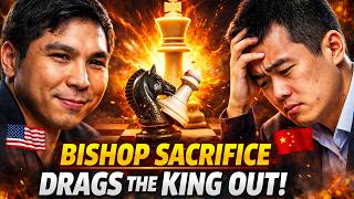 Cold Bishop Sac — Wesley So Drags Ding’s King Out and Crushes Him screenshot 4