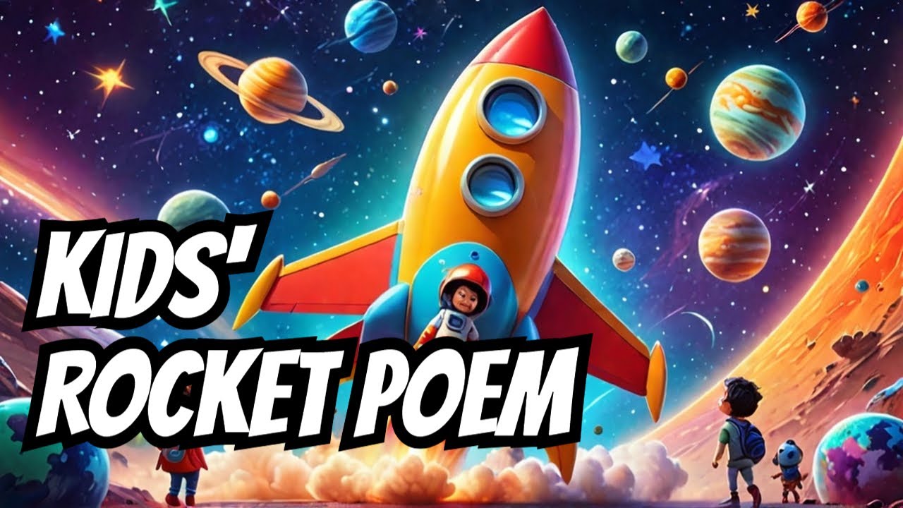 Rocket Ship Adventure Song! Delightful poem about a rocket ship adventure for kids