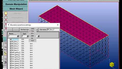 NUMECA Fine/Marine; HEXPRESS - Definition of boundary conditions