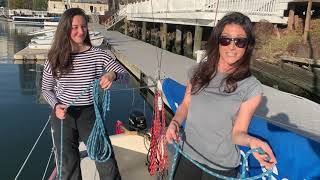 How to Coil the Sheets After the Sail