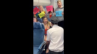 Pilot proposes over intercom! ❤️