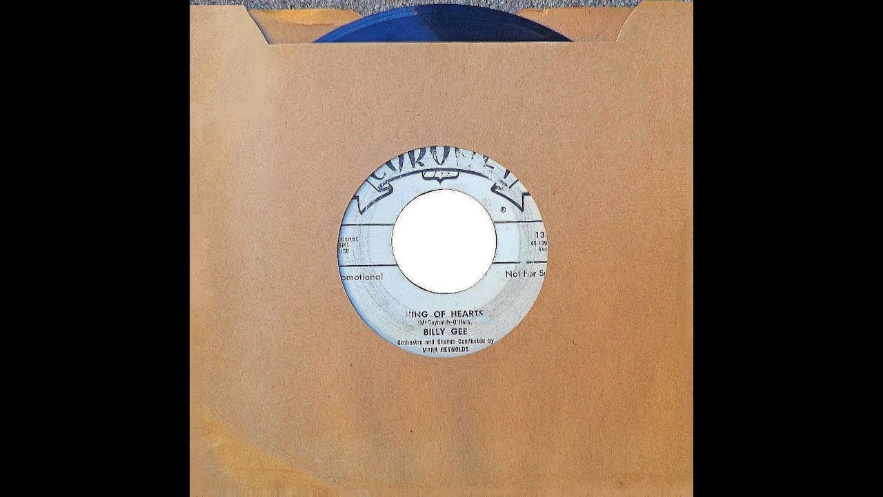 King Of Hearts ~ Billy Gee (1961)