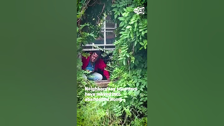 Tetangga mengatakan penghuni liar pindah ke rumah kosong di sebelah mereka dan mereka tidak merasa aman!