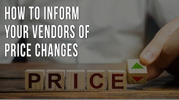 8 Ways to Go About Informing Vendors About Inbound Freight Pricing Changes