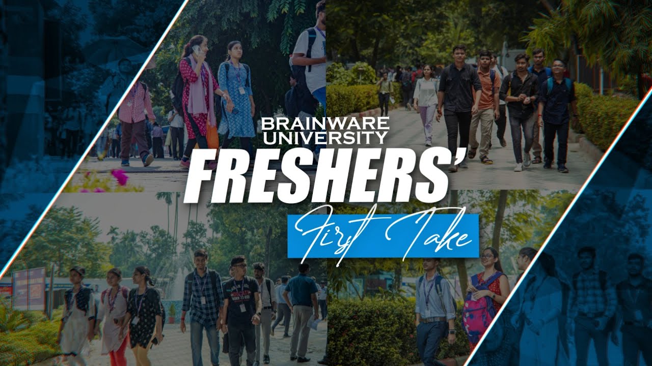 Freshers' First Take | First Day of College Life | Welcome to Brainware ...